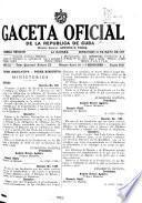 Gaceta Oficial