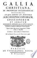 Gallia christiana