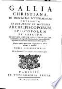 Gallia Christiana