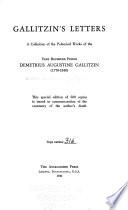 Gallitzin's Letters