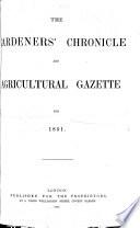 Gardeners' Chronicle and Agricultural Gazette