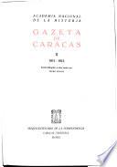 Gazeta de Caracas. 1-2; 1808-12
