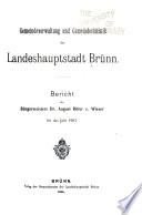 Gemeindeverwaltung und Gemeindestatistik Der Landeshauptstadt