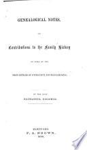 Genealogical Notes