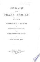 Genealogy of the Crane Family