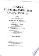 Genera et species animalium argentinorum: Familia Hesperiidarum, subfamilia Hesperiinarum (1950)