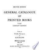 General Catalogue of Printed Books to 1955