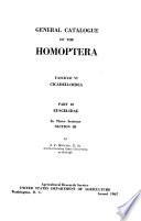 General Catalogue of the Homoptera