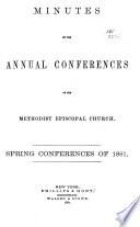General Minutes of the Annual Conferences of the United Methodist Church in the United States, Territories, and Cuba