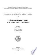 Géneros literarios poéticos grecolatinos