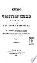 Genio del Cristianesimo F. R. di Chateaubriand