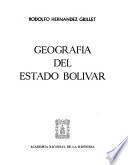 Geografía del Estado Bolívar