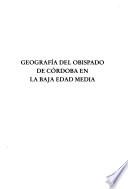 Geografía del obispado de Córdoba en la Baja Edad Media