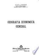 Geografía económica general