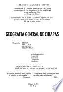 Geografía general de Chiapas