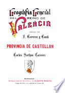 Geografia general del reino de Valencia