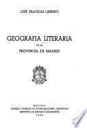 Geografía literaria de la Provincia de Madrid