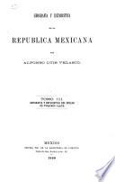 Geografía y estadística de la República Mexicana: Veracruz-Llave