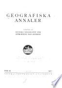 Geografiska Annaler