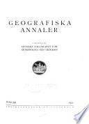 Geografiska Annaler