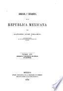 Geograf�ia y estad�istica de la Republica mexicana