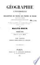 Géographie universelle ou Description de toutes les parties du monde
