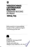 German books in print