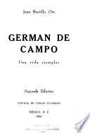 Germán de Campo, una vida ejemplar
