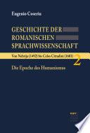 Geschichte der romanischen Sprachwissenschaft