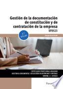 Gestión de la documentación de constitución y de contratación de la empresa