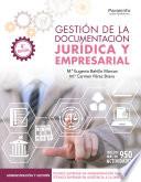 Gestión de la documentación jurídica y empresarial 4.ª edición 2024