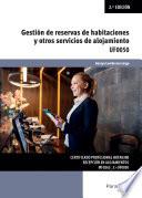 Gestión de reservas de habitaciones y otros servicios de alojamientos