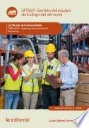 Gestión del equipo de trabajo del almacén. COML0309
