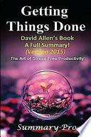 Getting Things Done: