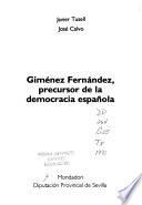 Giménez Fernández, precursor de la democracia española