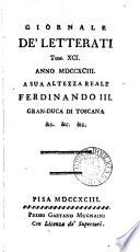 Giornale de'letterati