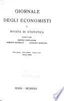 Giornale degli economisti e annali di economia