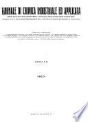 Giornale di chimica industriale ed applicata