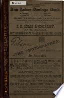 Glen V. Mills' Ann Arbor and Ypsilanti Directory