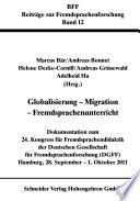 Globalisierung - Migration - Fremdsprachenunterricht