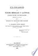 Glosario de voces ibéricas y latinas usadas entre los mozárabes