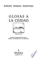 Glosas a la ciudad