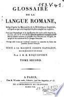 Glossaire de la langue romane