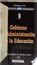 Gobierno y administración de la educación