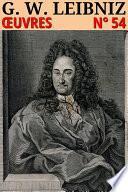 Godefroi Guillaume Leibniz - Oeuvres