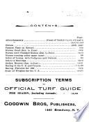 Goodwin's Official Annual Turf Guide for ...