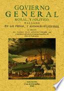 Govierno general, moral y politico hallado en las fieras y animales silvestres