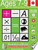 Grade 3, Ages 7-9 Math, Reading, Writing Practice Workbook - HomeSchool Ready +3000