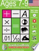 Grade 3, Ages 7-9 Math, Reading, Writing Practice Workbook - Vol1, 3000 Questions