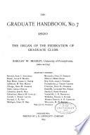 Graduate Courses, a Handbook for Graduate Students